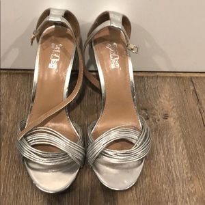 Cute, stylish silver sandals